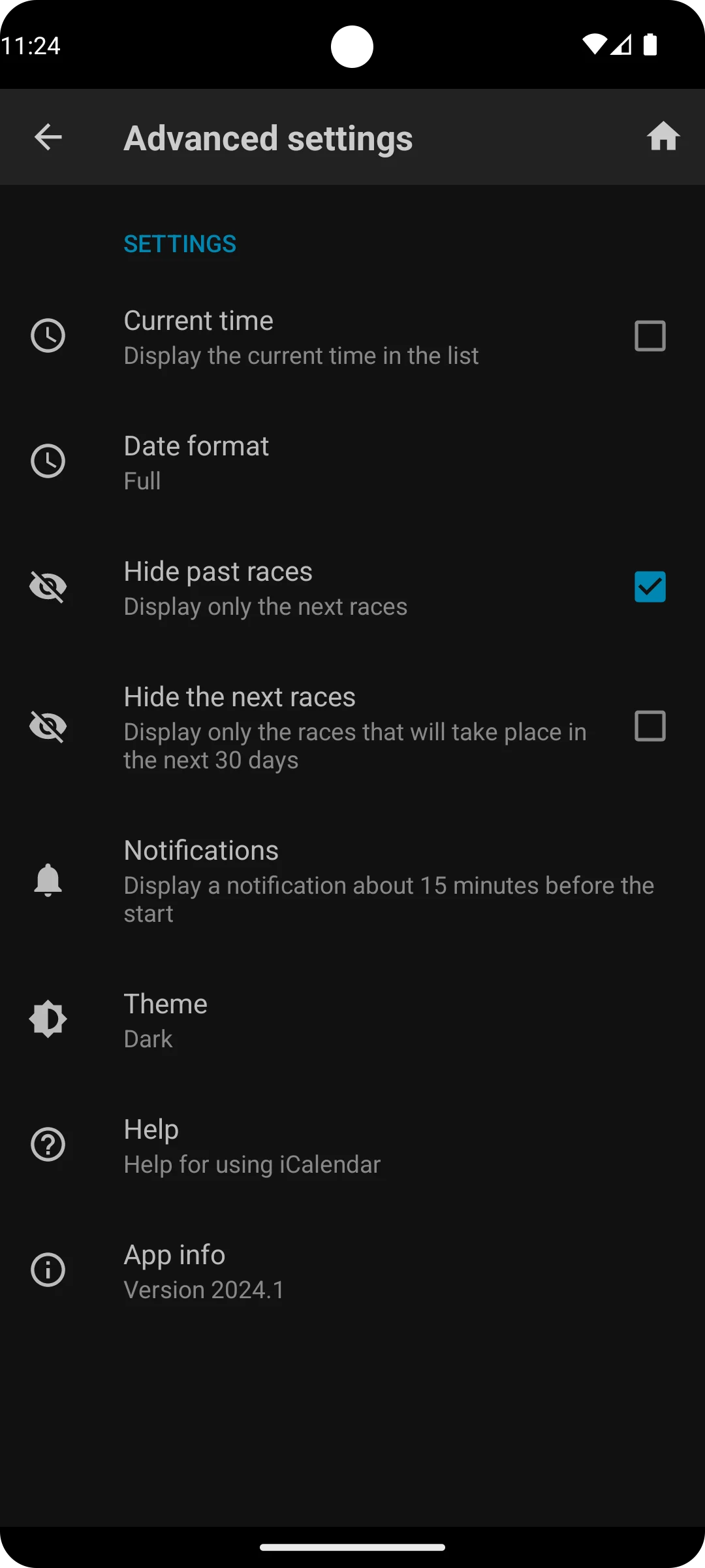 Motorsport Calendar 2026 screenshot